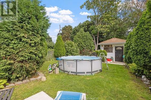 3655 Queen, Windsor, ON - Outdoor With Above Ground Pool With Backyard