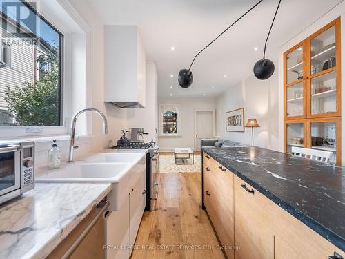 137 Dovercourt Road, Toronto (Trinity-Bellwoods), ON - Indoor Photo Showing Kitchen With Double Sink