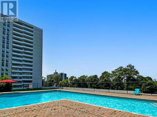 1112 - 10 Parkway Forest Drive, Toronto (Henry Farm), ON - Outdoor With In Ground Pool