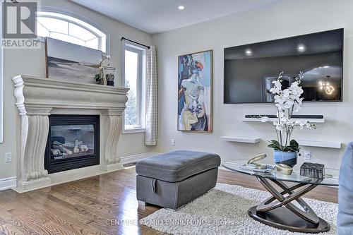 11 Maybeck Drive, Brampton (Credit Valley), ON - Indoor Photo Showing Living Room With Fireplace