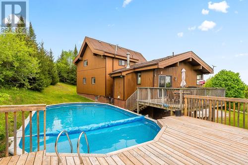 53 South Mountain Road, Kawartha Lakes, ON - Outdoor With Above Ground Pool With Deck Patio Veranda With Exterior