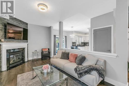 2132 Osbond Road, Innisfil (Alcona), ON - Indoor Photo Showing Living Room With Fireplace