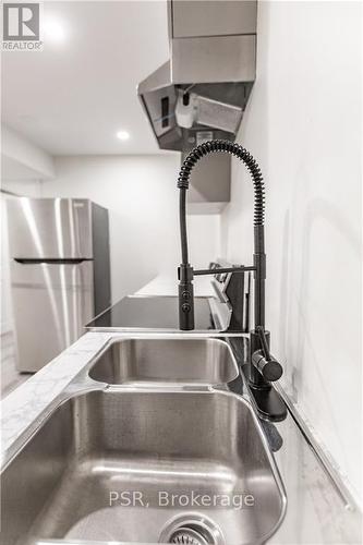 Lower - 37 Broughton Terrace, Bradford West Gwillimbury, ON - Indoor Photo Showing Kitchen With Double Sink