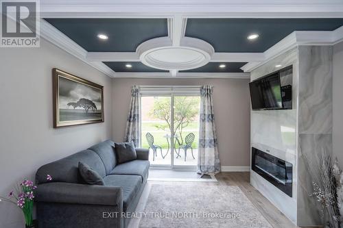 K1 - 155 Edgehill Drive, Barrie (Letitia Heights), ON - Indoor Photo Showing Living Room With Fireplace