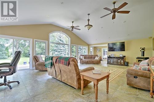 1268 County Rd 20 West, Kingsville, ON - Indoor Photo Showing Living Room With Fireplace