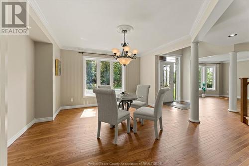 2220 Edgemore Avenue, Lasalle, ON - Indoor Photo Showing Dining Room With Fireplace