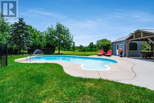 5885 5Th Concession, Essex, ON - Outdoor With In Ground Pool With Backyard