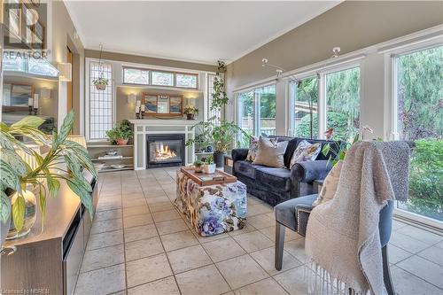 53 Joseph Street, North Bay, ON - Indoor Photo Showing Living Room With Fireplace