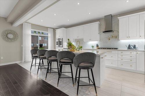 52 Beasley Grove, Hamilton, ON - Indoor Photo Showing Kitchen With Upgraded Kitchen