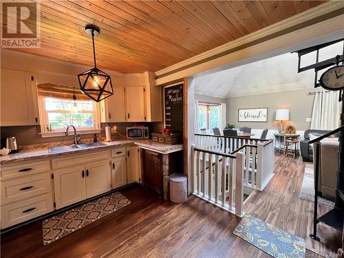 115 Pleasant Street, St. Stephen, NB - Indoor Photo Showing Kitchen With Double Sink