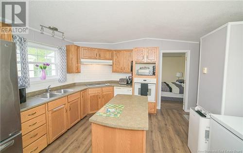 101 Glenmar Drive, Fredericton, NB - Indoor Photo Showing Kitchen With Double Sink