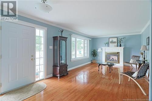 52 Maclean Court, Fredericton, NB - Indoor Photo Showing Living Room With Fireplace