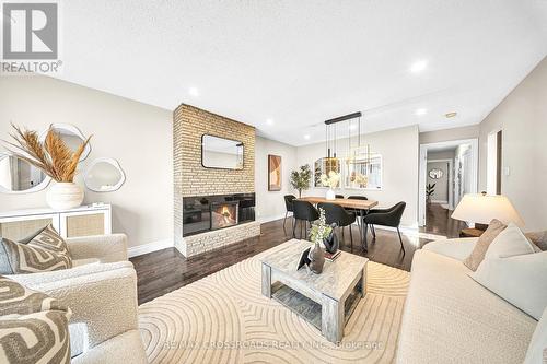 805 Helen Crescent, Pickering, ON - Indoor Photo Showing Living Room With Fireplace