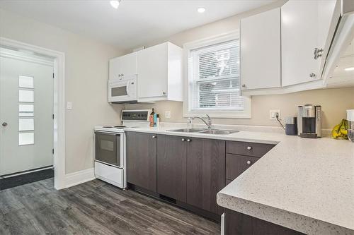 38 Viewpoint Avenue, Hamilton, ON - Indoor Photo Showing Kitchen With Double Sink