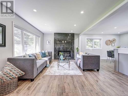 5263 Trafalgar Road, Erin, ON - Indoor Photo Showing Living Room With Fireplace