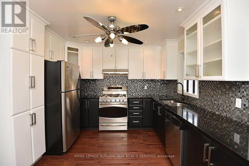 353 Silverbirch Boulevard, Hamilton (Villages Of Glancaster), ON - Indoor Photo Showing Kitchen With Double Sink With Upgraded Kitchen