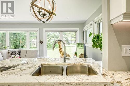 2309 Taylorwoods Boulevard, Innisfil, ON - Indoor Photo Showing Kitchen With Double Sink