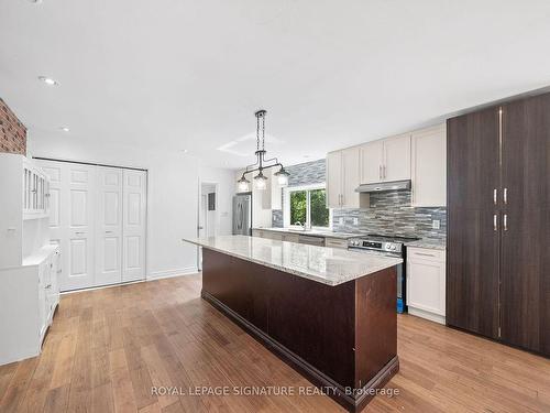 323 Annshiela Dr, Georgina, ON - Indoor Photo Showing Kitchen With Upgraded Kitchen