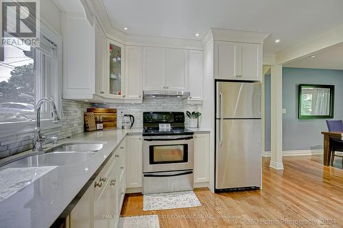 32 Gracefield Avenue, Toronto (Maple Leaf), ON - Indoor Photo Showing Kitchen With Double Sink