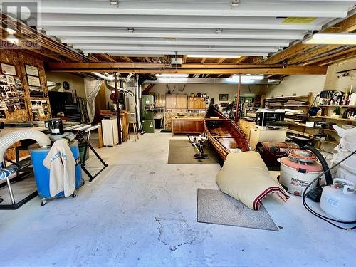 5437 Scuffi Road, 100 Mile House, BC - Indoor Photo Showing Garage