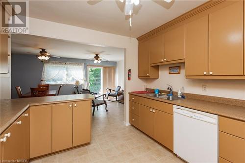 441 Dudley Avenue, North Bay, ON - Indoor Photo Showing Kitchen With Double Sink