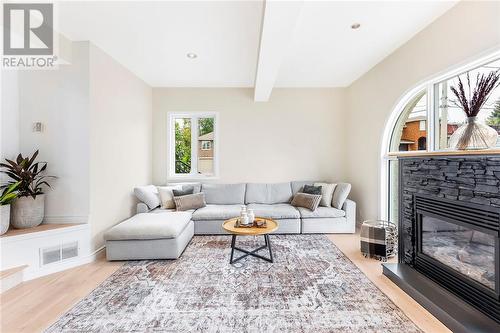 2 Kincora Court, Greater Sudbury, ON - Indoor Photo Showing Living Room With Fireplace