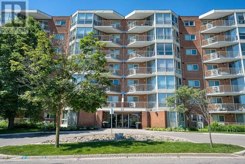 405 - 26 Hall Road, Halton Hills (Georgetown), ON - Outdoor With Balcony With Facade