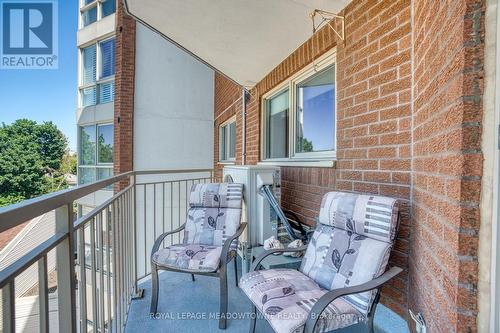 405 - 26 Hall Road, Halton Hills (Georgetown), ON - Outdoor With Balcony With Exterior