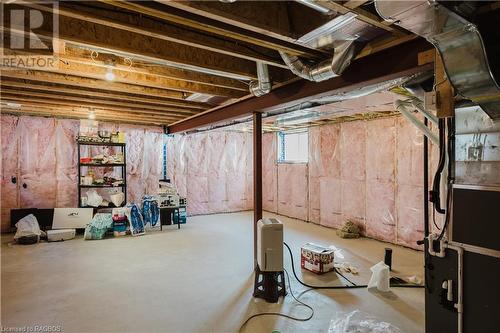 Clean slate for designing the basement how you wish! - 430 Mary Rose Avenue, Port Elgin, ON - Indoor Photo Showing Basement