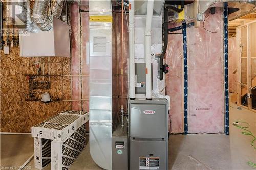 Natural gas furnace - 430 Mary Rose Avenue, Port Elgin, ON - Indoor Photo Showing Basement