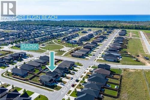 Excellent proximity to Main Beach & Marina - 430 Mary Rose Avenue, Port Elgin, ON - Outdoor With View