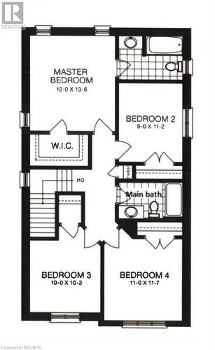 2nd level floor plan - 430 Mary Rose Avenue, Port Elgin, ON - Other