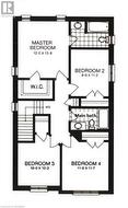 2nd level floor plan - 