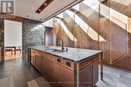 10320 Pine Valley Drive, Vaughan (Vellore Village), ON - Indoor Photo Showing Kitchen With Double Sink