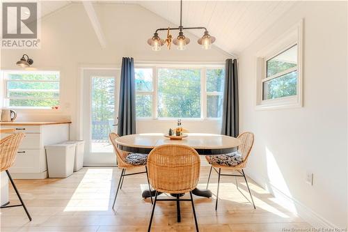 363 Ledge Road, Crocker Hill, NB - Indoor Photo Showing Dining Room