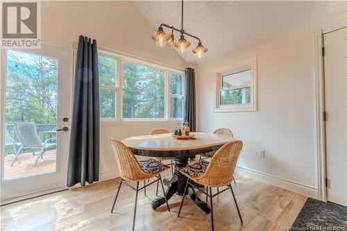 363 Ledge Road, Crocker Hill, NB - Indoor Photo Showing Dining Room