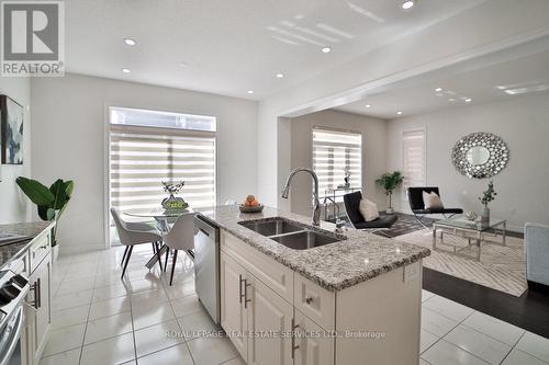 18 Valleybrook Drive, Kitchener, ON - Indoor Photo Showing Kitchen With Double Sink With Upgraded Kitchen