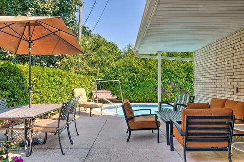 4311 Belfast Avenue, Burlington, ON - Outdoor With In Ground Pool With Deck Patio Veranda