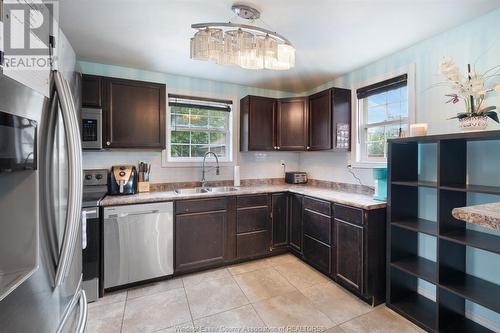 2462 Cadillac Street, Windsor, ON - Indoor Photo Showing Kitchen With Double Sink