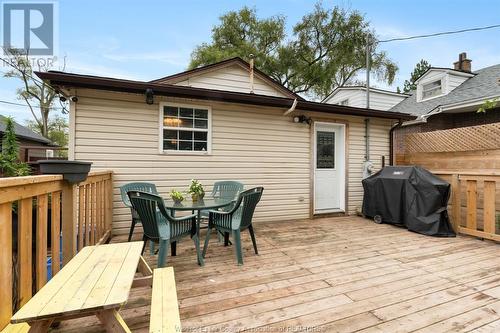 2462 Cadillac Street, Windsor, ON - Outdoor With Deck Patio Veranda With Exterior