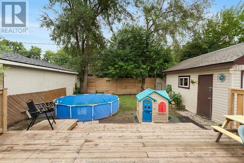 2462 Cadillac Street, Windsor, ON - Outdoor With Deck Patio Veranda With Exterior