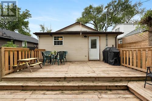 2462 Cadillac Street, Windsor, ON - Outdoor With Deck Patio Veranda With Exterior