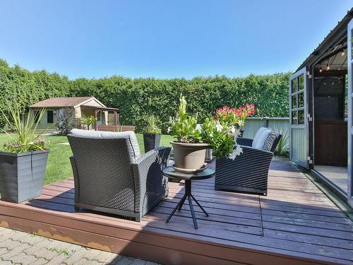 Cour - 909 Rg St-Régis S., Saint-Isidore, QC - Outdoor With Deck Patio Veranda With Exterior