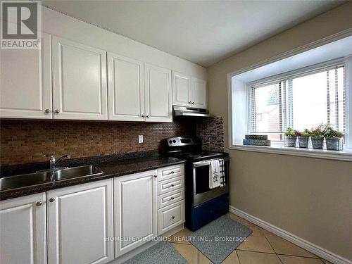 18 - 164 Moregate Crescent, Brampton (Brampton North), ON - Indoor Photo Showing Kitchen With Double Sink