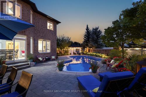 2244 Chickadee Crescent, Oakville (West Oak Trails), ON - Outdoor With In Ground Pool