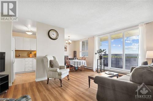 Bright Living Room with Lots of Natural Light and Great Views - 2000 Jasmine Crescent Unit#1208, Ottawa, ON - Indoor Photo Showing Living Room