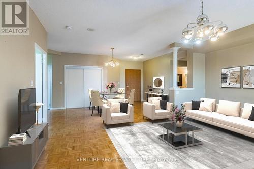 602 - 7373 Martingrove Road, Vaughan, ON - Indoor Photo Showing Living Room