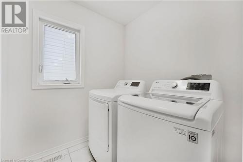 Upstairs Laundry Room - 18 Curtis Street, Breslau, ON - Indoor Photo Showing Laundry Room