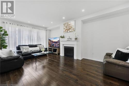 18 Curtis Street, Breslau, ON - Indoor Photo Showing Living Room With Fireplace