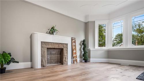 139 Longwood Road N, Hamilton, ON - Indoor Photo Showing Other Room With Fireplace